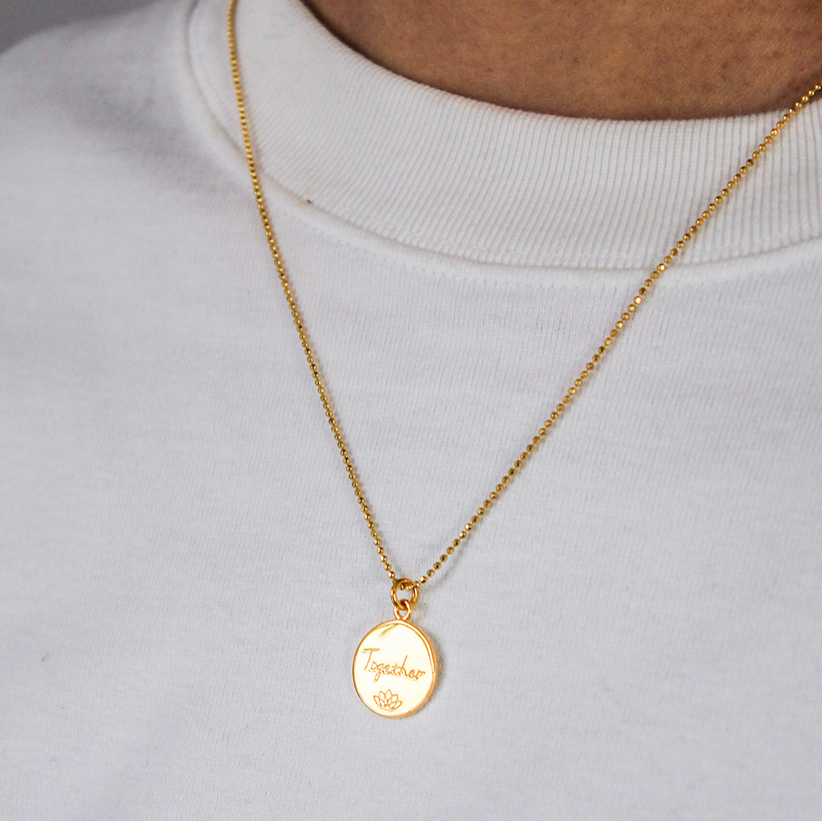Gold Together - Think Equal Charity necklace
